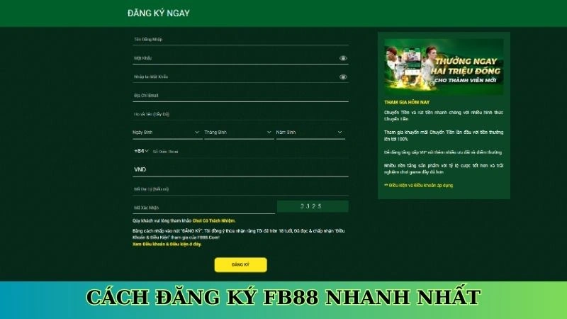Cách đăng ký Fb88 nhanh nhất Cách đăng ký Fb88 nhanh nhất