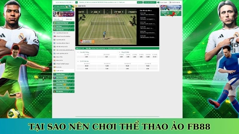 Tại sao nên chơi thể thao ảo Fb88 Tại sao nên chơi thể thao ảo Fb88